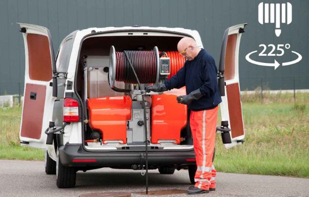ROM EcoNomic Comfort 150/100 High Pressure Sewer Jetter Van Pack (S/N 252847)